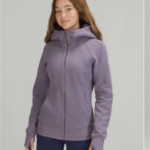 Lululemon Scuba Hoodie *Light Cotton Fleece Dusky Lavender 10